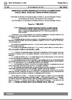 Despacho Conjunto MAI MECTES AR 2021 - Campanha